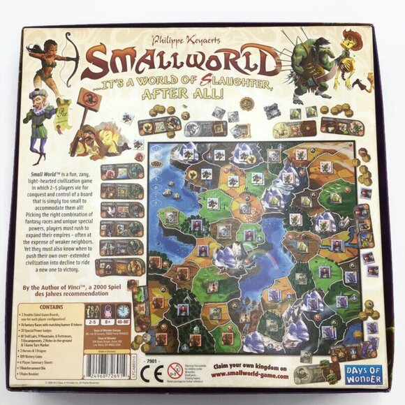 Small World Fantasy Board Game Days of Wonder Philippe Keyaerts 100% Complete - Picture 8 of 10